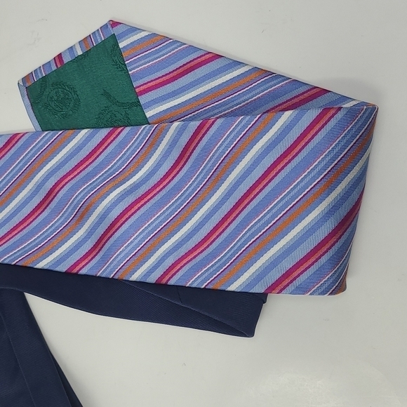 Tommy Hilfiger | Men's Lot of Two Mixed Print Silk Vintage Neckties - Picture 3 of 13